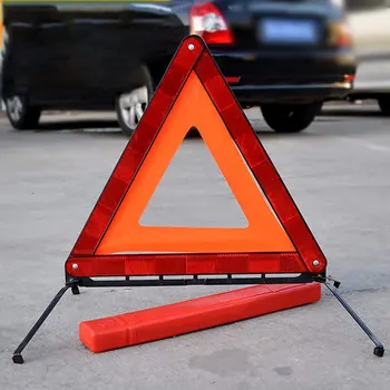 1 Vnt Sulankstomas Atspindinčiu Trikampiu Įspėjamasis Ženklas Avarines Kelyje Automobilių