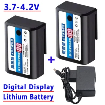 13800mah įkraunama ličio baterija yra naudojama 2-vielos /3-vielos /5-linija /12-vielos stipri žalia šviesa skaitmeninės baterija
