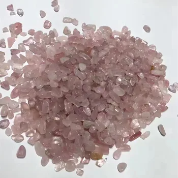 1kg natūralių rožių kvarco kristalo krito akmens dekoras CH