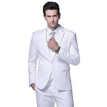 2020 Populiariausi Baltųjų Vyrų Kostiumas Užsakymą Smokingas Kostiumai Šalis Terno Masculino Vestuvių Slim Fit Mens Kostiumai Tuxedos Vyrams
