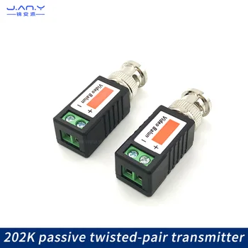 202k pasyvus twisted pair transmitter BNC vaizdo perdavimo filtras anti-trukdžių stebėti tinklo kabelis UTP pratęsimo