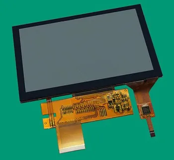 5.0 colių 16.7 M 24 bitų RGB TFT LCD GT5688 Capacitive Jutiklinis Spalvotas Ekranas 800(RGB)*480 6P I2C Sąsaja
