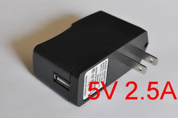 Aukštos kokybės IC programa 1PCS 5V 2.5 JAV prijunkite USB Įkroviklio Maitinimo Adapteris su USB Įkroviklio Tablet PC 5V2500mA