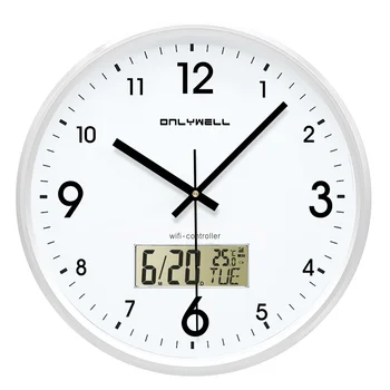 Didmeninė Pigūs Sumontuoti Led arabų Skaitmeninės 24 Valandas Sieniniai Laikrodžiai reloj de sumalti į Namus