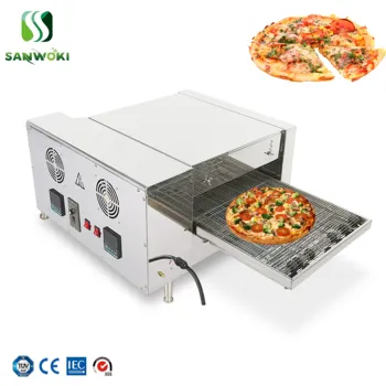 Elektros konvejerio pica krosnyje duona pica maker mašina su Skaitmeniniu Laikmačio Valdymo picos kepimo krosnelė mašina