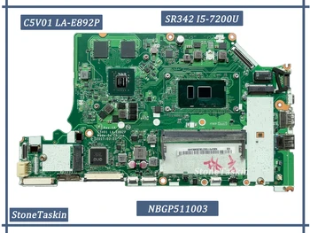 Geriausias kainos ir NBGP511003 Acer Aspire A515-51G Nešiojamas Plokštė C5V01 LA-E892P SR342 I5-7200U DDR4 4GB 940MX 2GB 100% Testuotas