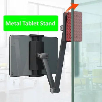 Ilgas Svirties tvirtinimo prie Sienos Tablet Stand Multi Kampas Reguliuojamas Trijų Veleno Dizainas Aliuminio Mobilųjį Telefoną tvirtinimo prie Sienos Laikiklis, skirtas 