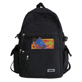 Kietojo Mokyklos Kuprinė Nešiojamojo kompiuterio Kuprinė Didelės Talpos Mokyklos Maišą Paauglių Studentų Multi-Pocket Daypack Bookbag 517D