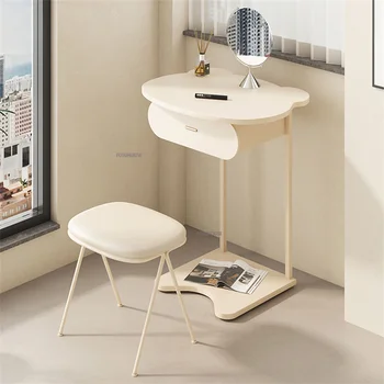 Modernios Minimalistinės Kūrybos Designe Panda tualetinis staliukas, Miegamojo Baldai, Maži Buto Makiažas, Makiažo staliukas su Stalčiais