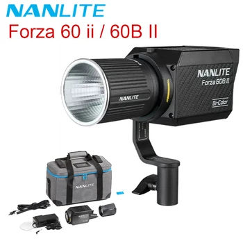 Nanlite Forza II 60 5600K Forza 60B II Bi-color 2700K-6500K LED Fotografijos, Šviesos, Lauko COB Apšvietimas, Blykstė Blykstės Lempa
