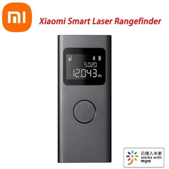 Naujas Xiaomi Mijia Smart Lazerinis tolimatis tipo Realaus laiko Atstumo Matuoklis LCD Ekranas Laser Range Finder Juosta Priemonė Dirbti Su Mi Namuose