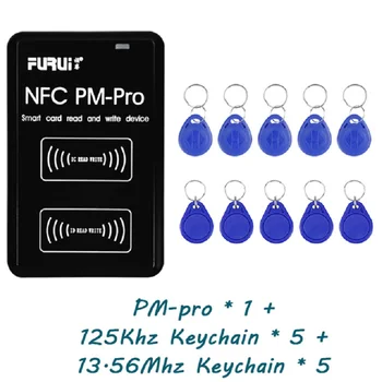 RDA Dekodavimo popierinės kopijavimo aparatų matricos NFC Smart Chip Card Reader 13.56 Mhz 1K s50 Ženklelis Klonas 125Khz T5577 Simbolinį Žymeklį, Rašytojas PM Pro Rakto Kopijavimo aparatas