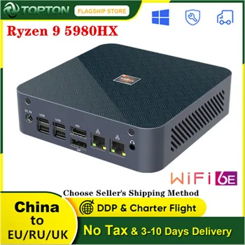 S500+ Pro AMD Žaidimų Mini PC Ryzen 9 5980HX 5900HX 