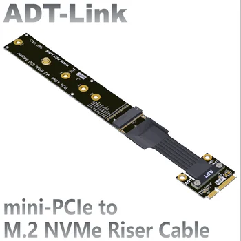 VDA-Link mini-PCIe M. 2 NVMe Stove Kabelis Belaidžio Tinklo Kortelė Perdavimo M2 NVME KLAVIŠĄ M Kietąjį Diską Konversijos Adapterio Kabelį Gen4
