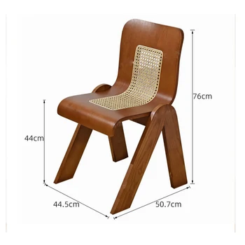 Viduramžių Valgomojo Kėdė Wabi-sabi Vėjo Kėdė iškrypti Valgomojo Kėdė Retro Rotango Medžio masyvo Studijų Sofa-lova, Kėdė, Namų Baldai