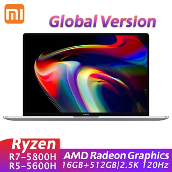 Xiaomi Mi Nešiojamas Pro 14 AMD Ryzen R7 5800H/R5 5600H Procesorius Nešiojamas 16GB DDR4+512 GB SSD 2.5 K Super Retina 