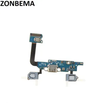 ZONBEMA Originalus Doko Jungtis Įkrovikliui Valdybos USB Įkrovimo lizdas Flex Kabelis Samsung Galaxy Alfa G850F AT&T G850A