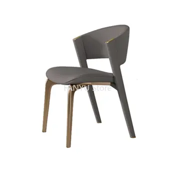 Šiuolaikinės Kūrybos Valgomojo Kėdės Metalo Virtuvės Dizaino Valgomojo Kėdės Prabangių Namų Cadeira De Jantar Namų Baldai WZ50DC