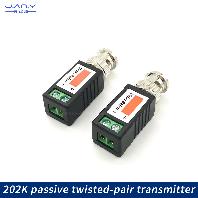 202k pasyvus twisted pair transmitter BNC vaizdo perdavimo filtras anti-trukdžių stebėti tinklo kabelis UTP pratęsimo0