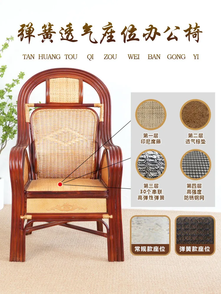 Karšto pardavimo komercinių gilaus kvėpuojantis pavasario sėdimos vietos, dideli biuro rotango kėdės, todėl kėdės, buitiniai miegamasis tyrimas1