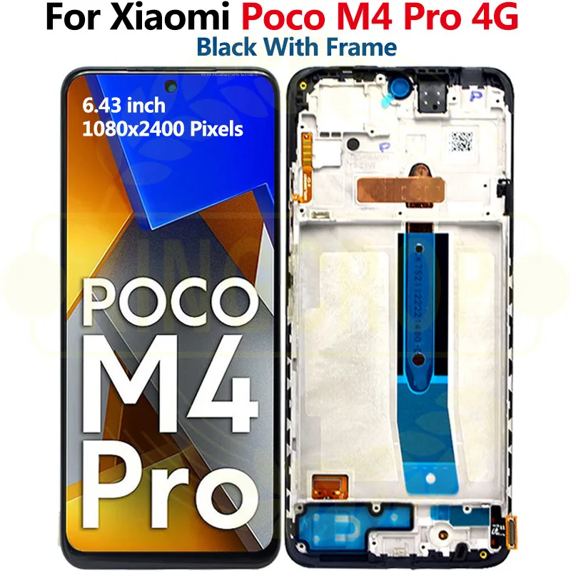 6.43'Original Super amoled Už Xiaomi Poco M4 Pro 
