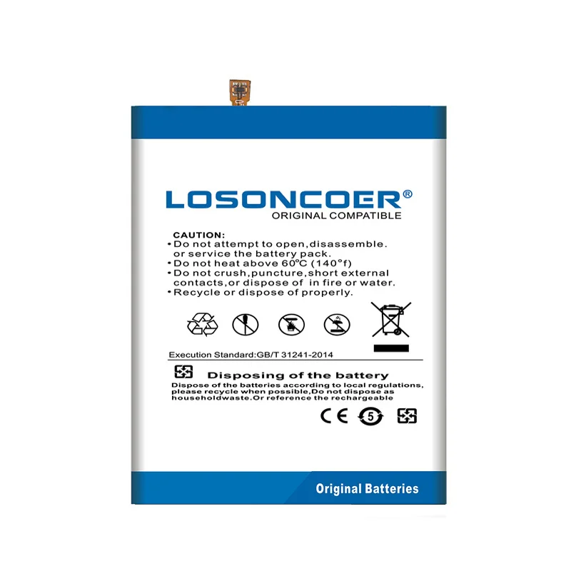 LOSONCOER 3250mAh S7 MINI Baterija Elephone S7 MINI S7mini 5.2