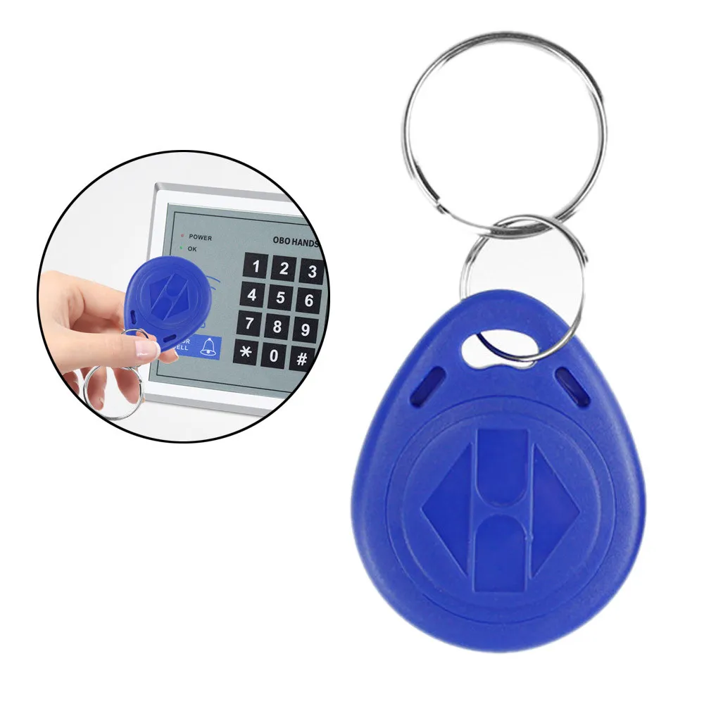1000pcs RFID Žymę Raktas Fob Keyfobs Keychain Token Ring 125Khz Artumo ID Kortelės Lustas EM 4100/4102 TK4100 Prieigos Kontrolės Lankomumas2