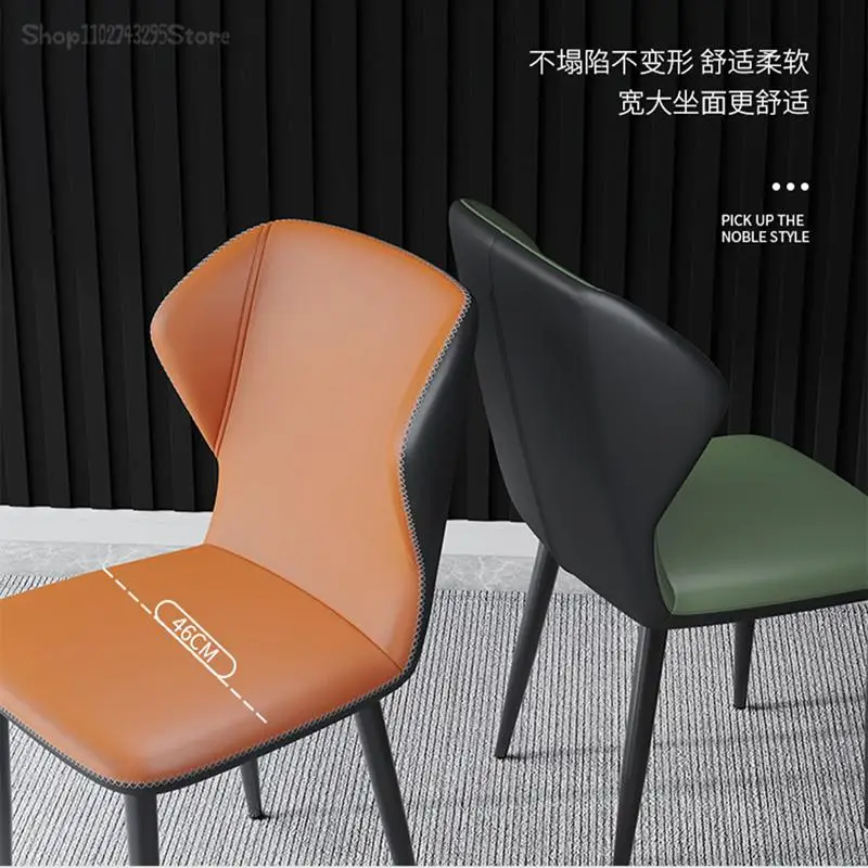 Prabangus itališkas Valgomojo Kėdės Minimalistinio Dizaineris Restoranas, Miegamieji, Kėdės Balkone Makiažas Silla Comedor Šiaurės Baldai GXR46XP3