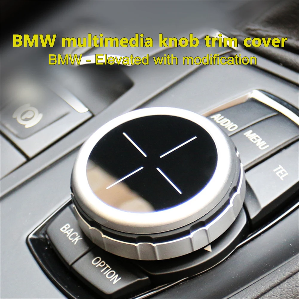Multimedijos Mygtukas Padengti Automobilio Salono Pakeitimo Jungiklis, Auto Interjero Aksesuarų BMW Multimedijos Mygtukas 5/7 Serija4