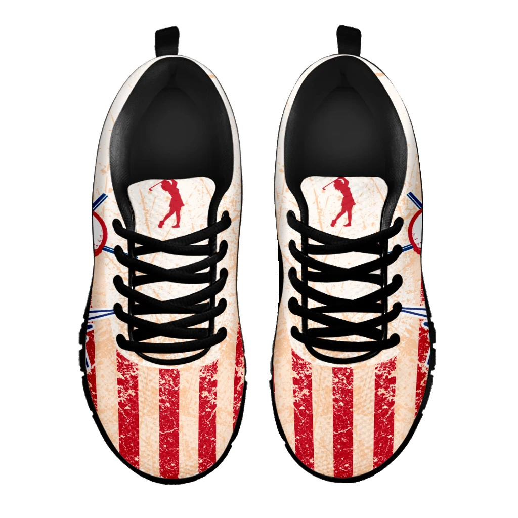 חדש אמריקאי דגל עיצוב קיץ סניקרס גולף דגל הדפסת נעלי Užsakymą דגל/ספורט תחביב נעלי על ביקוש Zapatos4