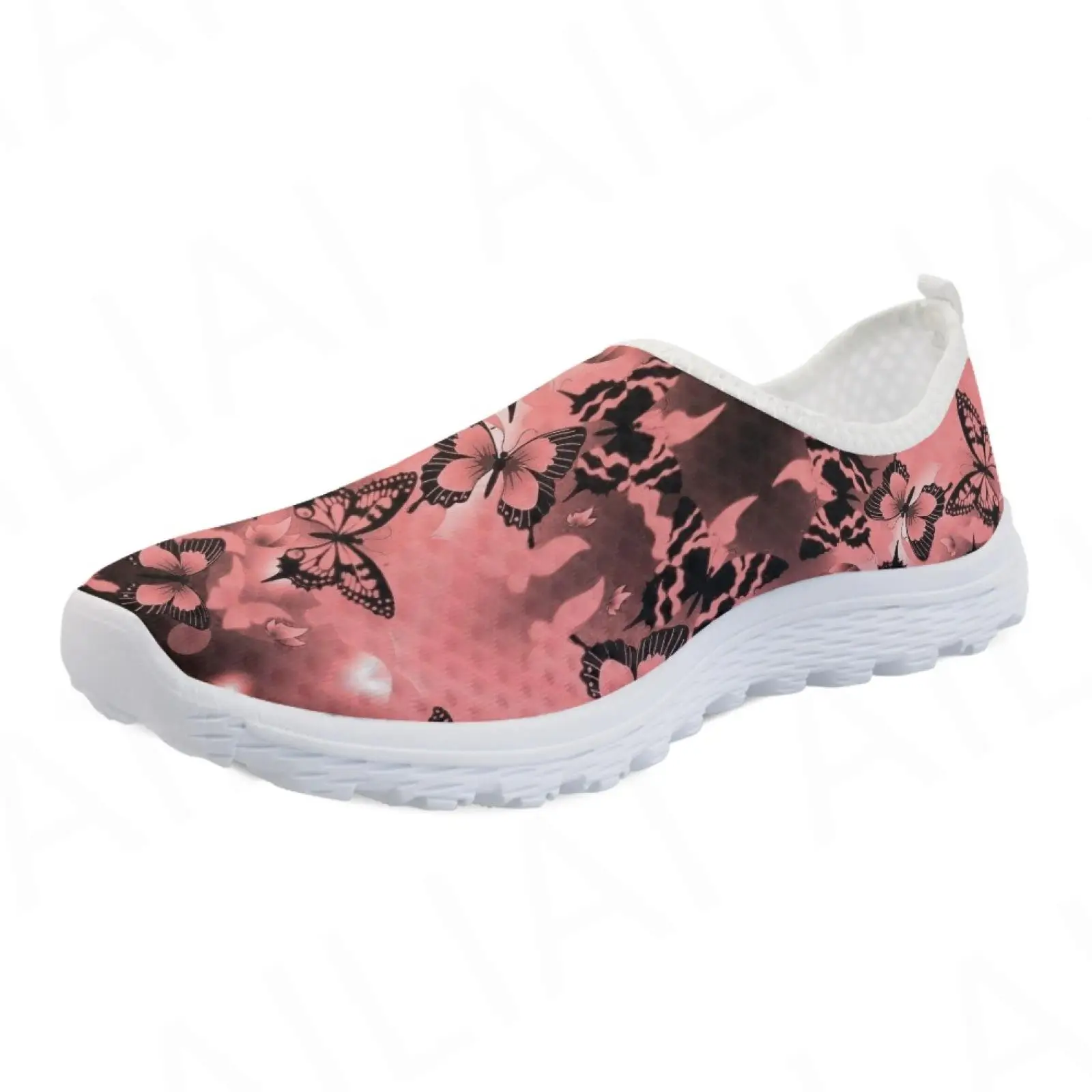 יפה פרפר דפוס נוח קיץ לנשימה רשת נעלי רך שטוח פנאי נעליים מזדמנים סניקרס Zapatos5